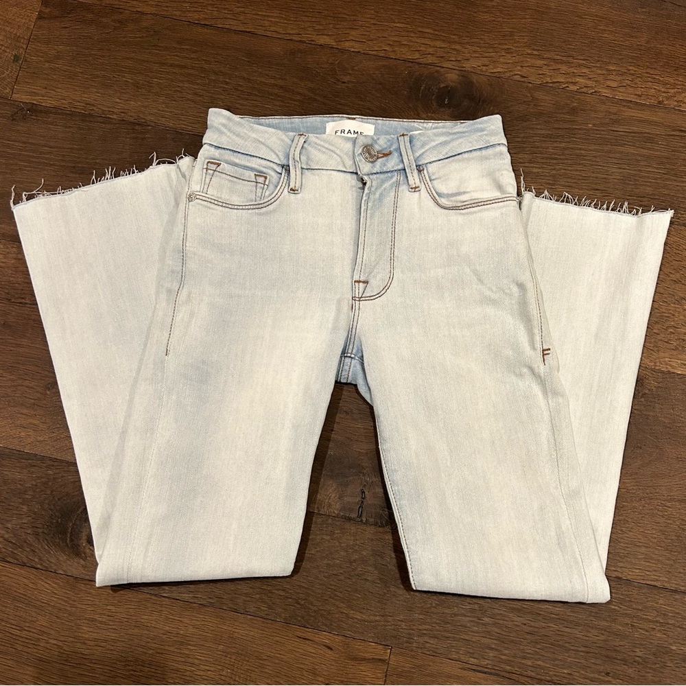 Frame Le Crop Mini Boot in Clarity sz 24.